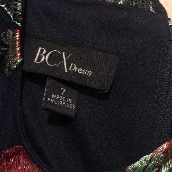 Bcx Navy floral dress - Picture 2 of 6